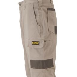 DEWALT Turlock Work Trousers Stone 30" W 31" L