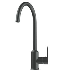ETAL Hudson Single Lever Mono Mixer Kitchen Tap Granite Black