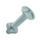 Easyfix  Bright Zinc-Plated  Roofing Bolts M6 x 40mm 10 Pack