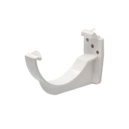 FloPlast  uPVC Half Round Fascia Brackets White 112mm 10 Pack