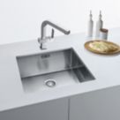 Franke Bari 1 Bowl  Brushed Stainless Steel Kitchen Sink 540mm x 450mm