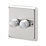 MK Contoura 2-Gang 2-Way  Dimmer  Brushed Stainless Steel