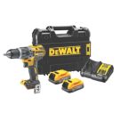 DEWALT DCD805E2T-GB 18V 2 x 1.7Ah Li-Ion PowerStack Brushless Cordless Combi Drill