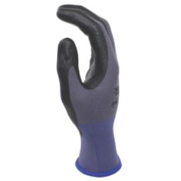 MCR Safety Contour Avenger General Handling Gloves Grey/Black Large 1 Pair