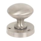 Essentials Victorian Mortice Knobs 54mm Pair Satin Nickel