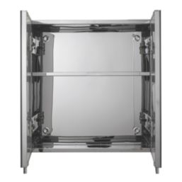 Croydex  Double Door Bathroom Cabinet   430mm x 160mm x 440mm