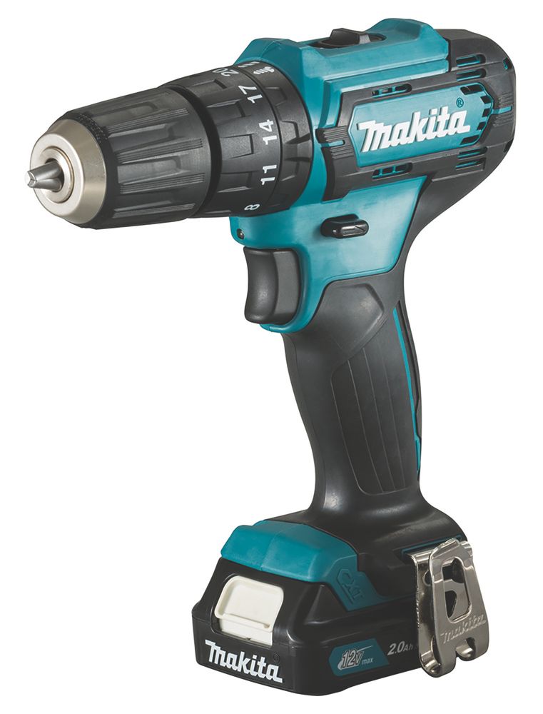 Makita HP333DWAE 12V 2 x 2.0Ah Li Ion CXT Cordless Combi Drill Screwfix