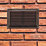 Map Vent Fixed Louvre Vent with Flyscreen Brown 229mm x 152mm