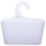 Croydex  1-Tier Hook Over Caddy White