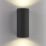 LAP  Outdoor Up & Down Wall Light Black