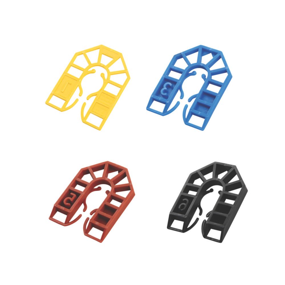 Broadfix 2-1/8 Plastic Small U Shims ~ 120 Pack Bundle