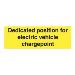 Essentials  EV Dedicated Position Labels 75mm x 25mm 10 Pack