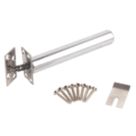 Smith & Locke Concealed Door Closer Square Polished Chrome 95° 144.5mm