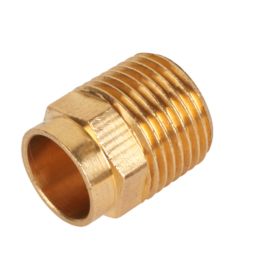 Endex  Brass End Feed Adapting Male Coupler 15mm x 1/2"