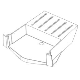 Manthorpe Black Eaves Closure Unit 2 Pack