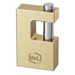 Smith & Locke  Brass   Closed Shackle  Padlock 90mm