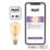 LAP Myko  B22 ST64 LED Virtual Filament Smart Light Bulb 7.3W 806lm