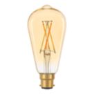 LAP Myko  B22 ST64 LED Virtual Filament Smart Light Bulb 7.3W 806lm