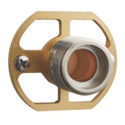 Highlife Bathrooms  Round Shower Brackets Chrome