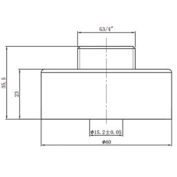 Highlife Bathrooms  Round Shower Brackets Chrome