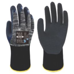 Wonder Grip WG-333 Rock & Stone  General Handling Gloves Grey 2X Large
