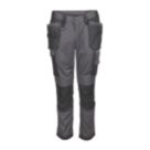 Apache Sudbury Work Trousers Grey/Black 40" W 29" L