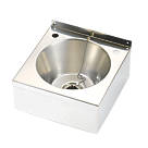 Model A 1 Bowl Stainless Steel Wall-Hung Wash Basin 290 x 290mm