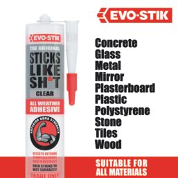 Evo-Stik Sticks Like Sh*t Grab Adhesive Clear 290ml