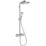 Hansgrohe Crometta S HP Rear-Fed Exposed Chrome Thermostatic Mixer Shower