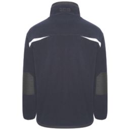 JCB Trade 1/4 Zip Tech Fleece Navy Large 42-44" Chest