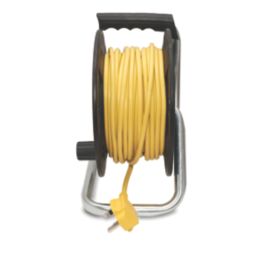 Stanley 13A 4-Gang 25m  Cable Reel + 2.1A 2-Outlet Type A USB Charger 240V