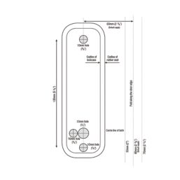 Smith & Locke  Medium Duty Easy Code Change Push-Button Lock with Code-Free Mode 35mm Satin Silver