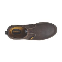 DEWALT Radial Size 9  Brown  Steel Toe Cap Safety Dealer Boots