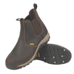 DEWALT Radial Size 9  Brown  Steel Toe Cap Safety Dealer Boots