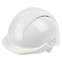 Centurion Concept Reduced Peak Vented Safety Helmet White