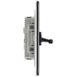 LAP  20A 16AX 2-Gang 2-Way Toggle Switch  Slate Grey