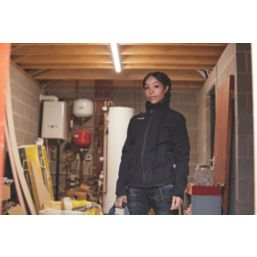 Scruffs Trade Womens Softshell Jacket Black Size 14