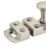 Smith & Locke Flat Door Bolt Satin Nickel 60mm