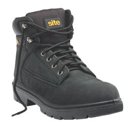 Site Marble Size 10  Black  Water-Resistant Steel Toe Cap Safety Boots