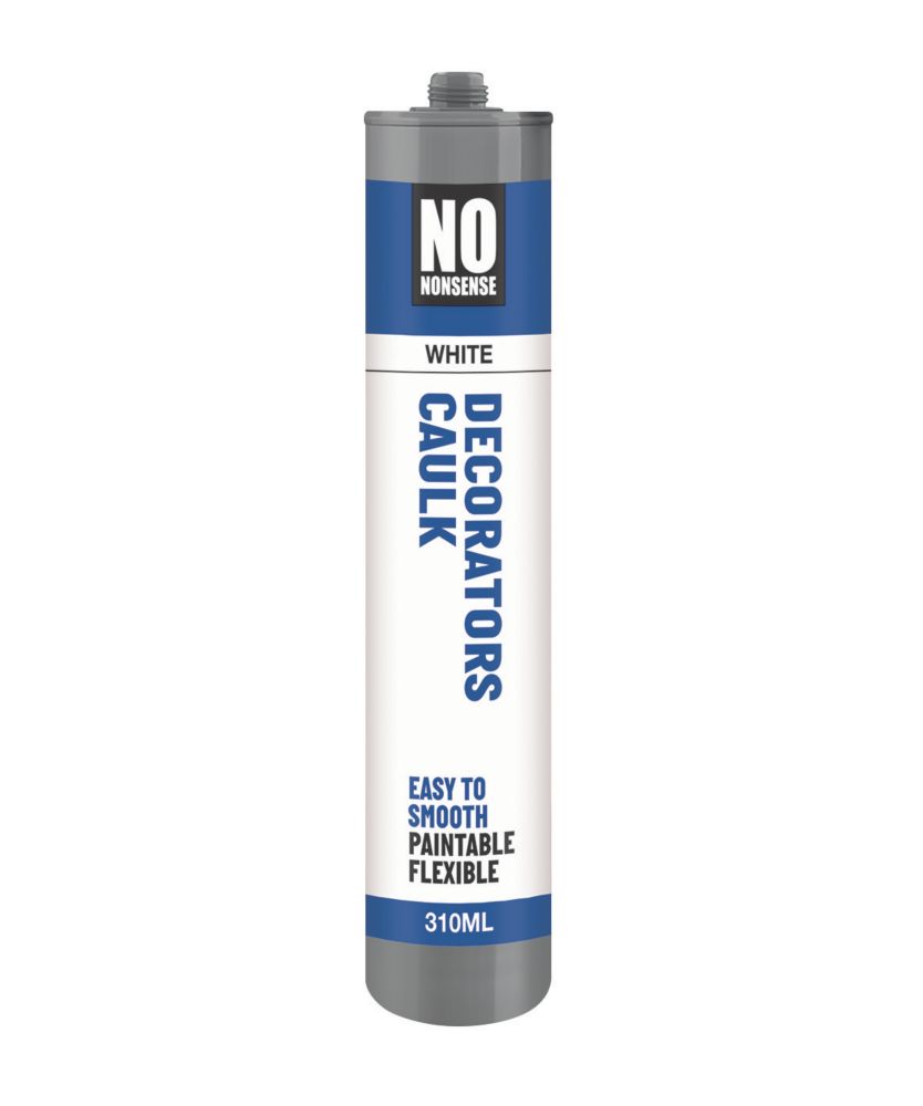 No Nonsense Decorators Caulk White 310ml Screwfix