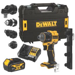DEWALT DCD803M1T-GB 18V 1 x 4.0Ah Li-Ion XR Brushless Cordless Multi-Head Drill Driver