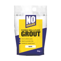 No Nonsense  Wall & Floor Grout Black 5kg
