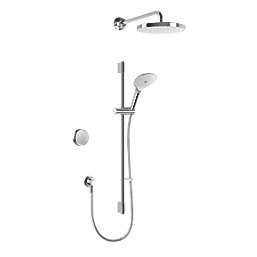 Mira Activate HP/Combi Rear-Fed Dual Outlet Chrome Thermostatic Digital Mixer Shower