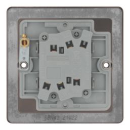LAP  20A 16AX 2-Gang 2-Way Light Switch  Black Nickel