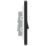 British General Evolve 20A 16AX 1-Gang Intermediate Light Switch Matt Black with Black Inserts