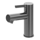 Swirl Bonda Titanium 136mm Standard Lever Mono Basin Mixer Tap  With Clicker Waste