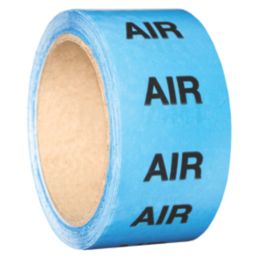 Essentials Air Pipe Marking Tape Blue 33m x 50mm