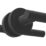 Cooke & Lewis Asker Fire Rated Lever on Rose Handle Pair Matt Black