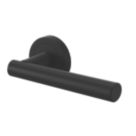 Cooke & Lewis Asker Fire Rated Lever on Rose Handle Pair Matt Black
