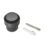 Eclipse Round Linear Floor Door Stop 30 x 40mm Matt Black